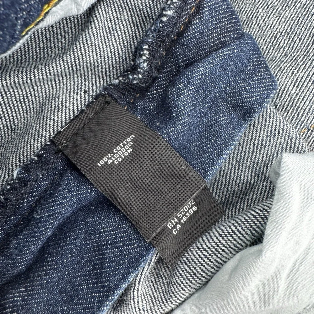 DKNY Jean Men's Size 38 x 30 Straight Fit Denim Pants‎ Dark Wash Blue Denim